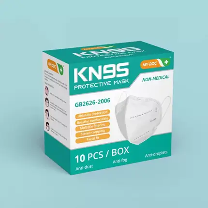 Personalized Cardboard Face Mask Boxes