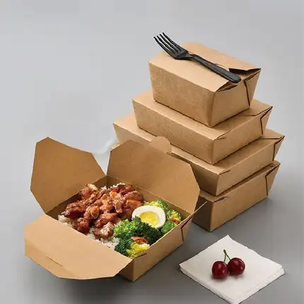 Kraft Takeout Boxes Wholesale