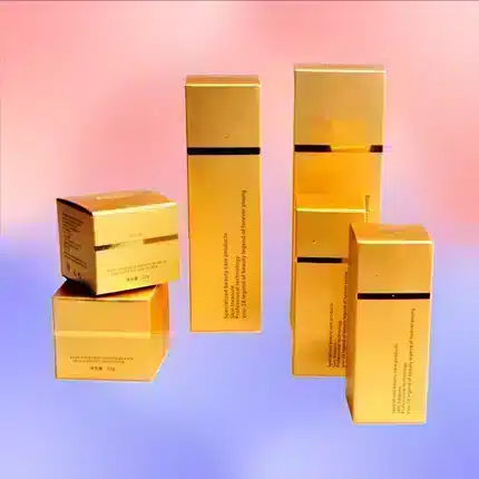 Gold Foiled Mascara Boxes Wholesale